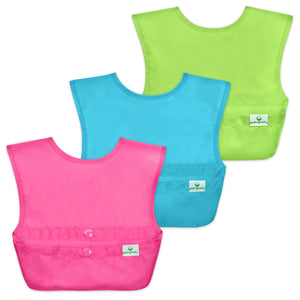 Green Sprouts Snap & Go  Easy-wear Bib (3 pack) 9-18 mo