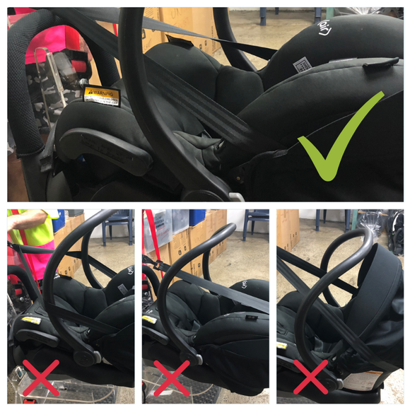 Car Seat Tip Tuesday - Fitting a Capsule Tether Correctly
