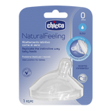 Chicco Natural Feeling Silicone Teats 2pk