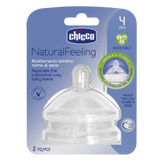 Chicco Natural Feeling Silicone Teats Adjustable 2pk