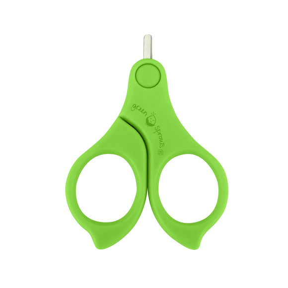 Green Sprouts Baby Nail Scissors-Green-Adult use only