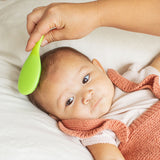 Green Sprouts Sprout Ware and Silicone Cradle Cap Brush & Comb-Light Spice