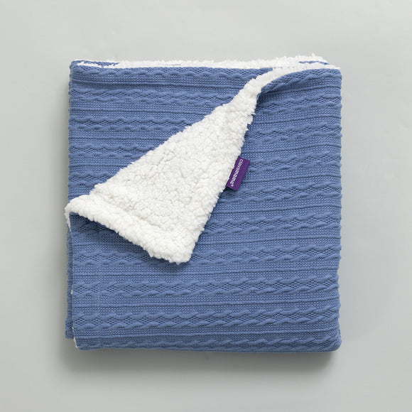 Clevemama Luxe Sherpa Baby Blanket
