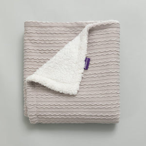Clevemama Luxe Sherpa Baby Blanket