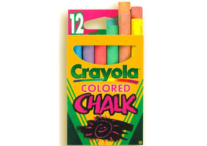 Crayola Chalk Assorted Colours 12pk