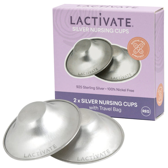 Lactivate Silver Cups 2pk