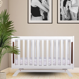 Grotime Retro Cot - White - with Mattress