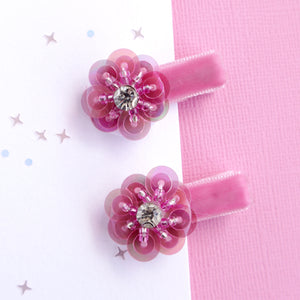 Lauren Hinkley Jewel Flower Hair Clips