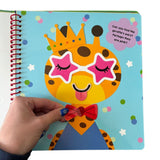 Buddy & Barney Silicone Sticker Book - Silly Animals