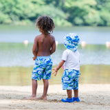 iPlay Pocket Board Shorts with Built-in Reusable Absorbent Swim Diaper