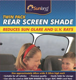 Sunland Rear Window Shades - 2 pack