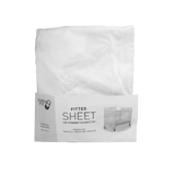 Baby Inc Fitted Sheet - White