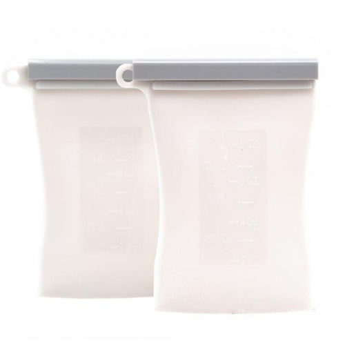 Junobie Reusable Silicone Breastmilk Storage Bags - 2 pack
