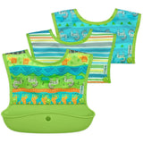 Green Sprouts Snap & Go Silicone Food-catcher Bib 6-18 mo