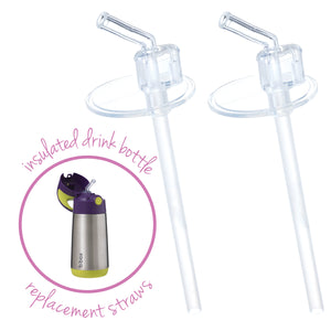 b. box Insulated Drink Bottle Replacement Straw Tops