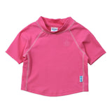 iPlay Short Sleeve Rashguard Shirt - Hot Pink