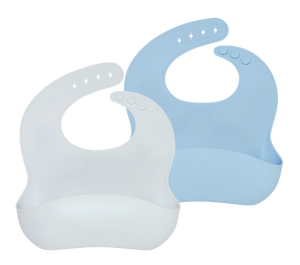 Wean Meister Easy Rinse Bibs - 2 pack