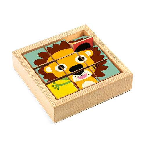 Djeco Touranimo Wooden Puzzle Game