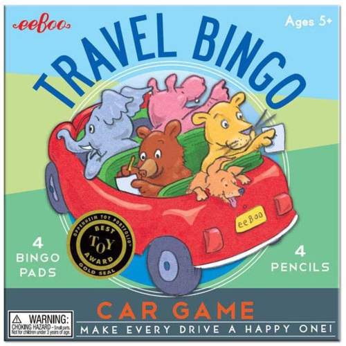 EeBoo Travel Bingo - car game