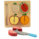 Kiddie Connect Fruit Slicing Wooden Puzzle