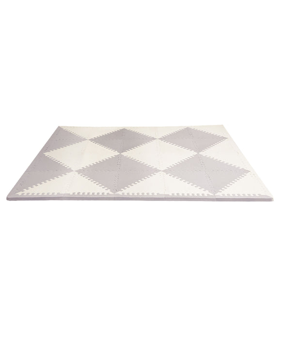 Skip Hop Playspot Geo Foam Floor Tiles - Grey/Cream