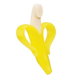 Baby Banana Brush Teether / Toothbrush - Yellow