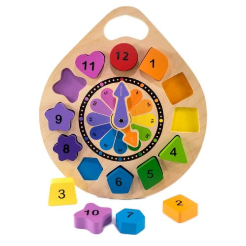 Kiddie Connect Shape Clock Puzzle