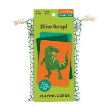 Mudpuppy Playing Cards - Dino Snap